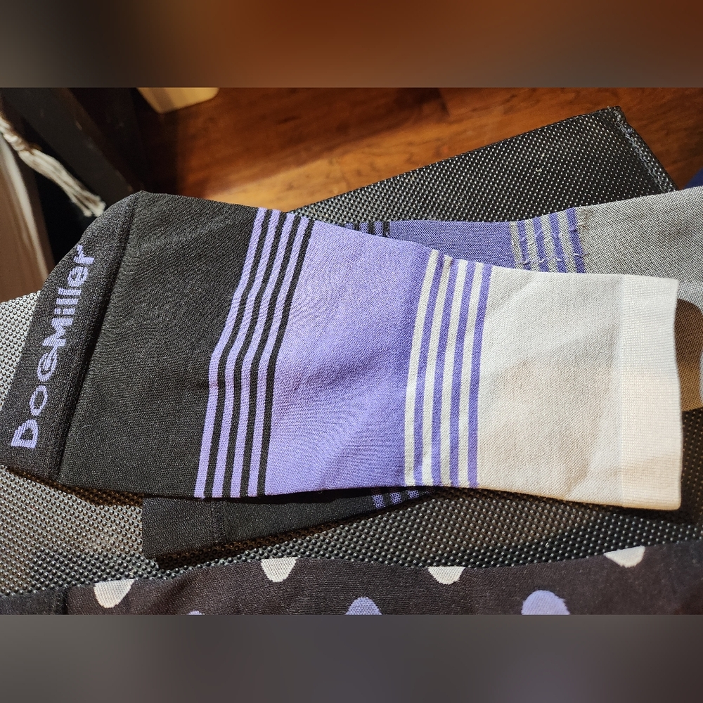 DocMiller Striped Compression Calf Sock